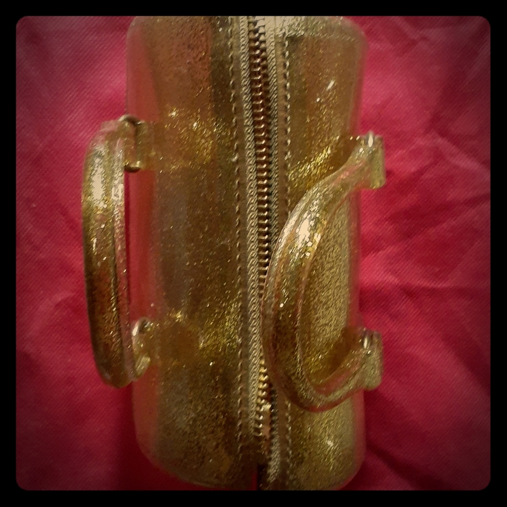 Mini glitter purse